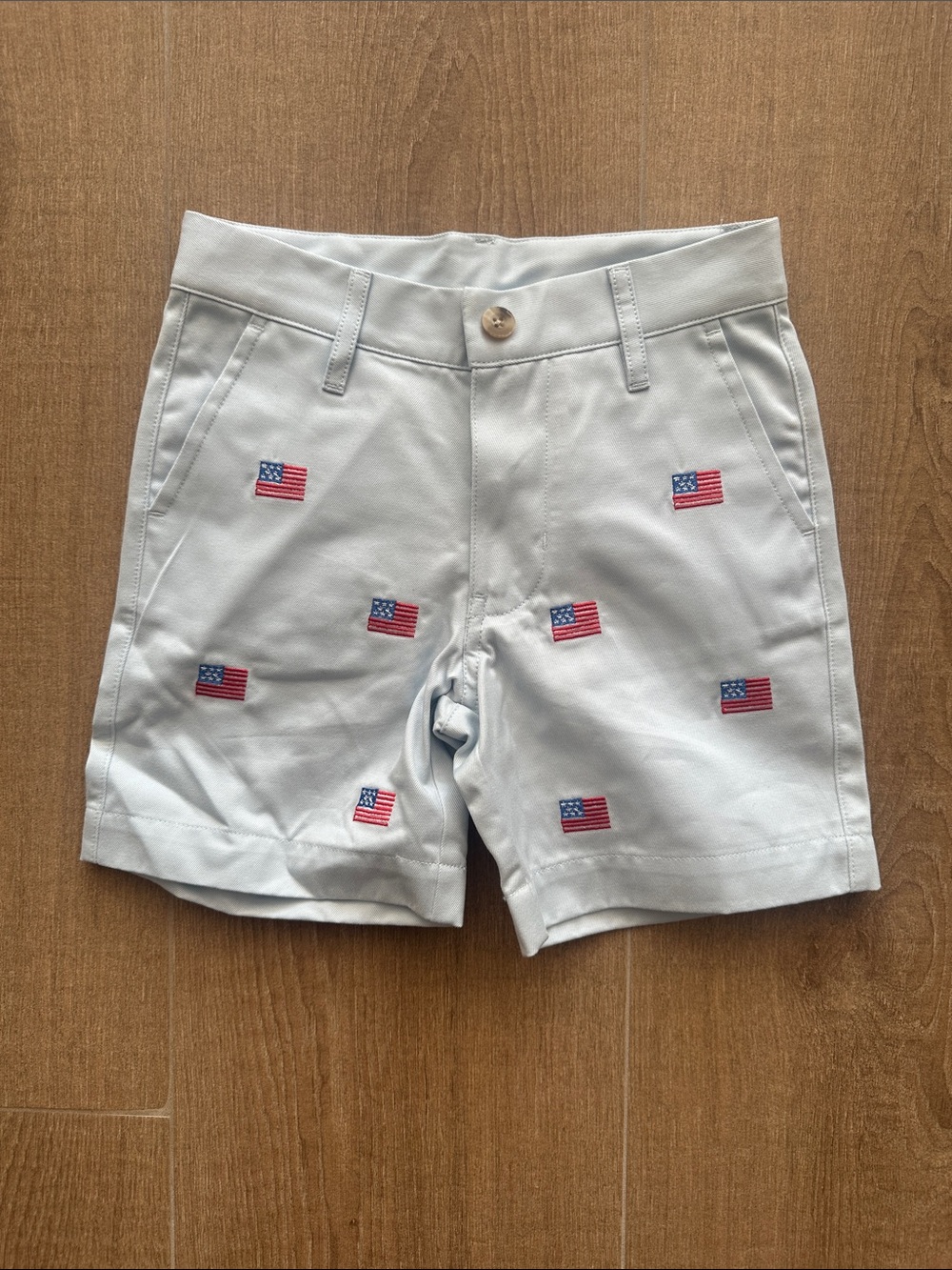 NWOT TBBC American flag shorts size 6